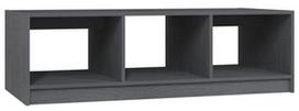 Kavos staliukas VLX Solid Pinewood 809914, pilkas, 1100 mm x 500 mm x 340 mm