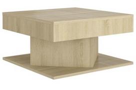 Kavos staliukas VLX Coffee Table, ąžuolo, 570 mm x 570 mm x 300 mm