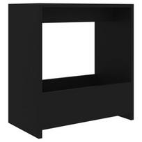 Žurnalinis staliukas VLX Side 806688, juodas, 260 mm x 500 mm x 500 mm