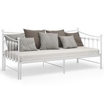 Sofa-lova VLX Pull-Out Metal 324759, balta, 206 x 95 x 91.5 cm