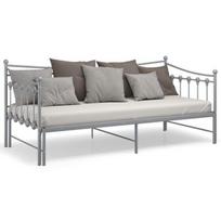Sofa-lova VLX Pull-Out Metal 324760, pilka, 206 x 95 x 91.5 cm