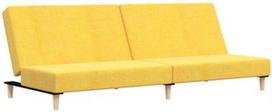 Sofa-lova VLX Fabric 337282, geltona, 200 x 84.5 x 69 cm