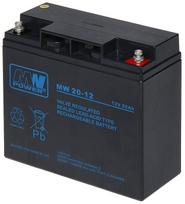 agm akumuliatoriai 12v - Mpl Power Elektro Array AKUMULIATORIUS 12V/20AH-MW - 1 nuotrauka