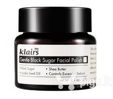 Veido šveitiklis su juoduoju cukrumi Klairs Gentle Black Sugar Facial Polish 110 g