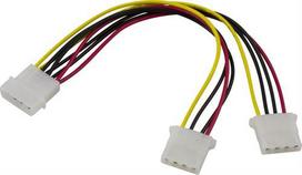 fan cable - Akasa branch cable for 4-pin PWM fans 0.1m, blackCharacteristics    shieldedColor    BlackContact (o - 1 nuotrauka