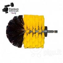Premium Drill Brush by Kornely, vidutiniškai minkštas, geltonas