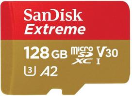 adapteris telefonui - Sandisk A2 Extreme 128GB + SD Adapter - 3 nuotrauka