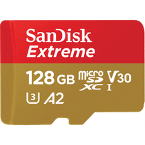 adapteris telefonui - Sandisk A2 Extreme 128GB + SD Adapter - 5 nuotrauka