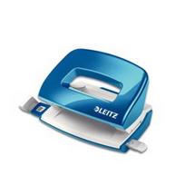 Leitz NeXXt WOW Min, 10 sheets, Blue, Metal, 8 cm, 5.5 mm, A4, A5, A6, Folio, US-Quart, 8 x 8 x 8cm