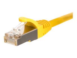 usb kabelis 25m - NETRACK BZPAT10FY Netrack patch cable RJ45, snagless boot, Cat 5e FTP, 5m grey - 1 nuotrauka