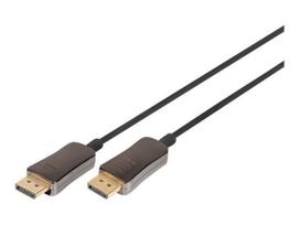 displayport cable - ASSMANN DisplayPort AOC Hybrid-fiber connection cable M/M 10m UHD 8K60Hz CE gold bl - 1 nuotrauka