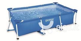 karkasinis - Karkasinis baseinas Intex Rectangular Frame 220x150x60 cm, be filtro - 1 nuotrauka