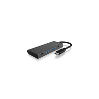 usb c to 3.2 gen 1 - ICYBOX USB 3.1 Gen 2 Type-C Hub to 2x Type-C and 2x Type-A interfaces Anthr./black - 2 nuotrauka