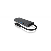 usb c to 3.2 gen 1 - ICYBOX USB 3.1 Gen 2 Type-C Hub to 2x Type-C and 2x Type-A interfaces Anthr./black - 3 nuotrauka