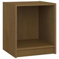 Naktinis staliukas VLX Solid Pinewood 809925, rudas, 35.5 x 33.5 x 41.5 cm