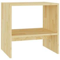 Pirkti Naktinis staliukas VLX Solid Pinewood 808053, rudas, 40 x 30.5 x 40 cm - Photo 1