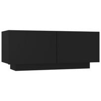 Naktinis staliukas VLX 3082766 2 pcs, juodas, 100x35x40 cm