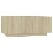 Naktinis staliukas VLX 3082768 2 pcs, ąžuolo, 100x35x40 cm