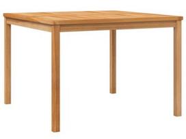 Lauko stalas VLX Garden Dining Table, rudas, 110 x 110 x 77 cm