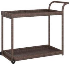 Serviravimo vežimėlis VLX Bar 316665, rudas, 45 x 100 x 83 cm