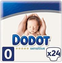 Sauskelnės Dodot Sensitive, 0 dydis, 1 - 3 kg, 24 vnt.