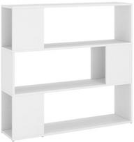 Lentyna VLX Room Divider Book Cabinet, balta, 100 cm x 24 cm x 940 cm