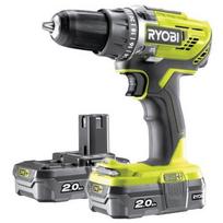 ryobi 18v - RYOBI ONE+ R18DD3-220S, 18 V, 2 x 2,0 Ah Li-ion, 50 Nm - 1 nuotrauka