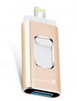 USB atmintinė Evelatus 3in1, aukso, 32 GB