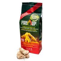 Įdegtukai FIRE UP Susuktos medienos vilnos 25 vnt.