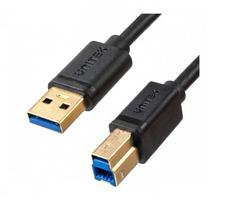 Unitek C14095BK USB-A ir USB 3.0 spausdintuvo kabelis, 2 m