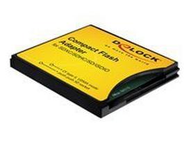 cf adapteris - DELOCK CF Adapter for SD/MMC MemoryCards | 61796 - 2 nuotrauka
