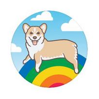 Pirkti POPSOCKETS, prilimpantis prie telefono nugarėlės, Over the Rainbow / Gen2 - Photo 1