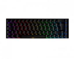 Klaviatūra DELTACO GAM-100-UK DK440R, bevielė 65%, priekiniai lazeriniai klavišai, RGB
