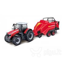 masseu ferguson - Žaislinis traktorius Bburago Massey Ferguson, raudona - 2 nuotrauka