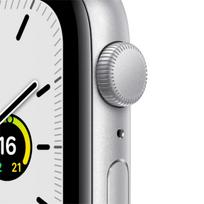 apple watch se gps 44mm - Išmanusis laikrodis Apple Watch SE (GPS, 44 mm) - Silver Aluminium Case with Abyss Blue Sport Band - 3 nuotrauka