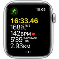 apple watch se gps 44mm - Išmanusis laikrodis Apple Watch SE (GPS, 44 mm) - Silver Aluminium Case with Abyss Blue Sport Band - 4 nuotrauka