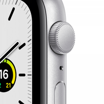 apple watch se gps 44mm - Išmanusis laikrodis Apple Watch SE (GPS, 44 mm) - Silver Aluminium Case with Abyss Blue Sport Band - 11 nuotrauka