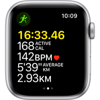 apple watch se gps 44mm - Išmanusis laikrodis Apple Watch SE (GPS, 44 mm) - Silver Aluminium Case with Abyss Blue Sport Band - 12 nuotrauka