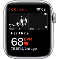 apple watch se gps 44mm - Išmanusis laikrodis Apple Watch SE (GPS, 44 mm) - Silver Aluminium Case with Abyss Blue Sport Band - 13 nuotrauka