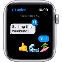 apple watch se gps 44mm - Išmanusis laikrodis Apple Watch SE (GPS, 44 mm) - Silver Aluminium Case with Abyss Blue Sport Band - 15 nuotrauka