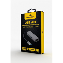 usb network adapter - GEMBIRD A-AMU3-LAN-01 - 4 nuotrauka