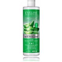 Eveline Organic Aloe Vera 5in1 drėkinantis micelinis vanduo visų tipų odai - 400 ml.