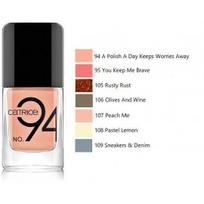 Catrice ICOnails Gel Lacquer nagų lakas - 20 Black To The Routes