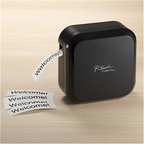 portable printer - Etikečių spausdintuvas Brother P-Touch Cube Plus PT-P710BT, 670 g, juoda - 2 nuotrauka