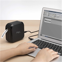 portable printer - Etikečių spausdintuvas Brother P-Touch Cube Plus PT-P710BT, 670 g, juoda - 4 nuotrauka
