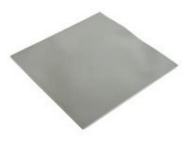 1mm thermal pad - Gembird Heatsink Silicone 100x100x1mm - 2 nuotrauka