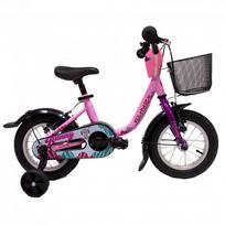 Vaikiškas dviratis 4KIDS Funzy Bunny 12" (plieninis, rožinė)