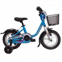 Vaikiškas dviratis 4KIDS Funzy Droco 12" (plieninis, mėlynas)