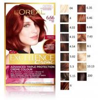 Loreal Professionnel Excellence Creme plaukų dažai - 4.54 Dark Copper Mahogany