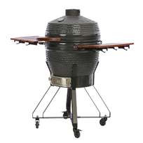 grill - TunaBone Kamado Pro 22", M dydžio, tamsiai pilka - 2 nuotrauka